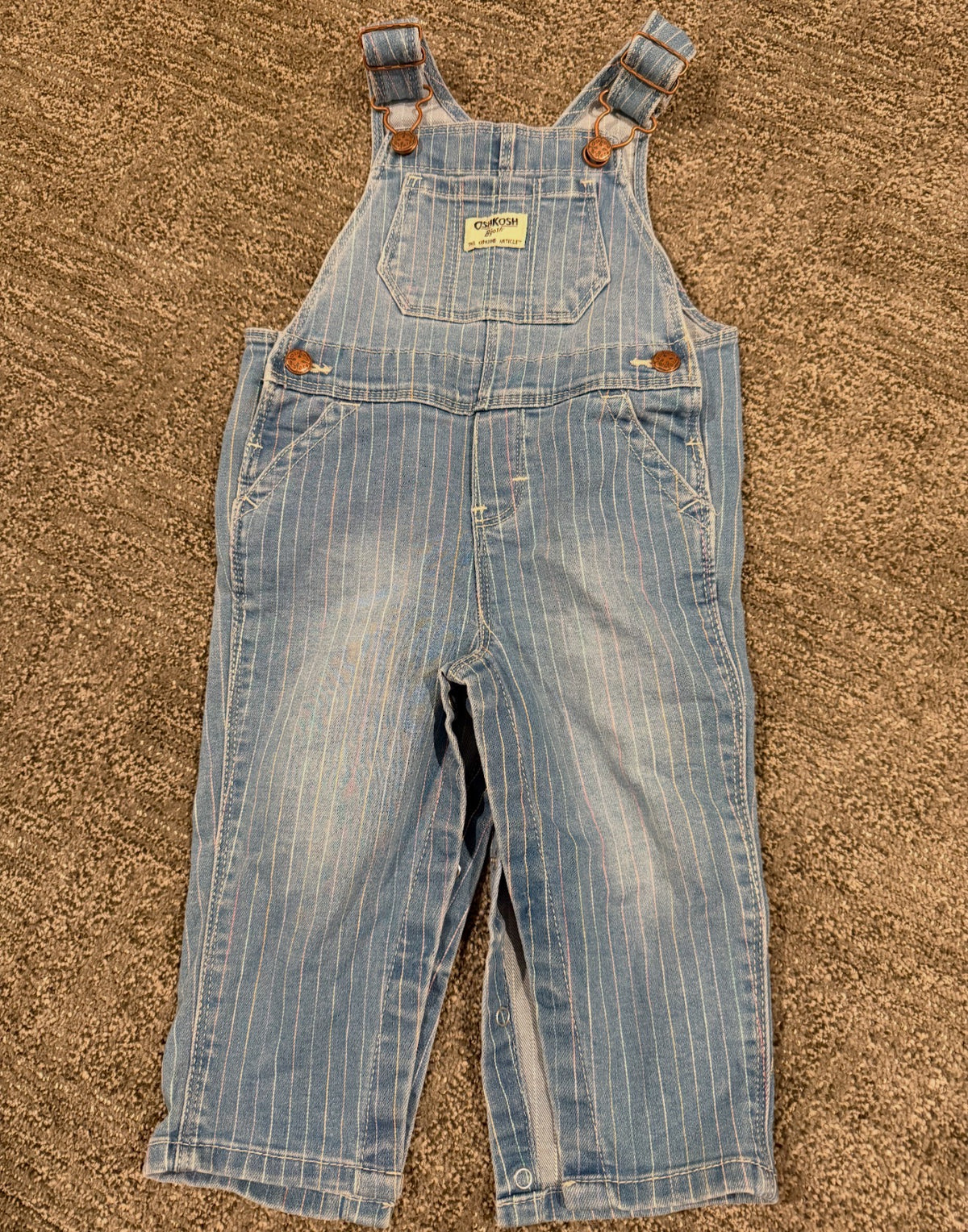 #133 girls 12m overalls