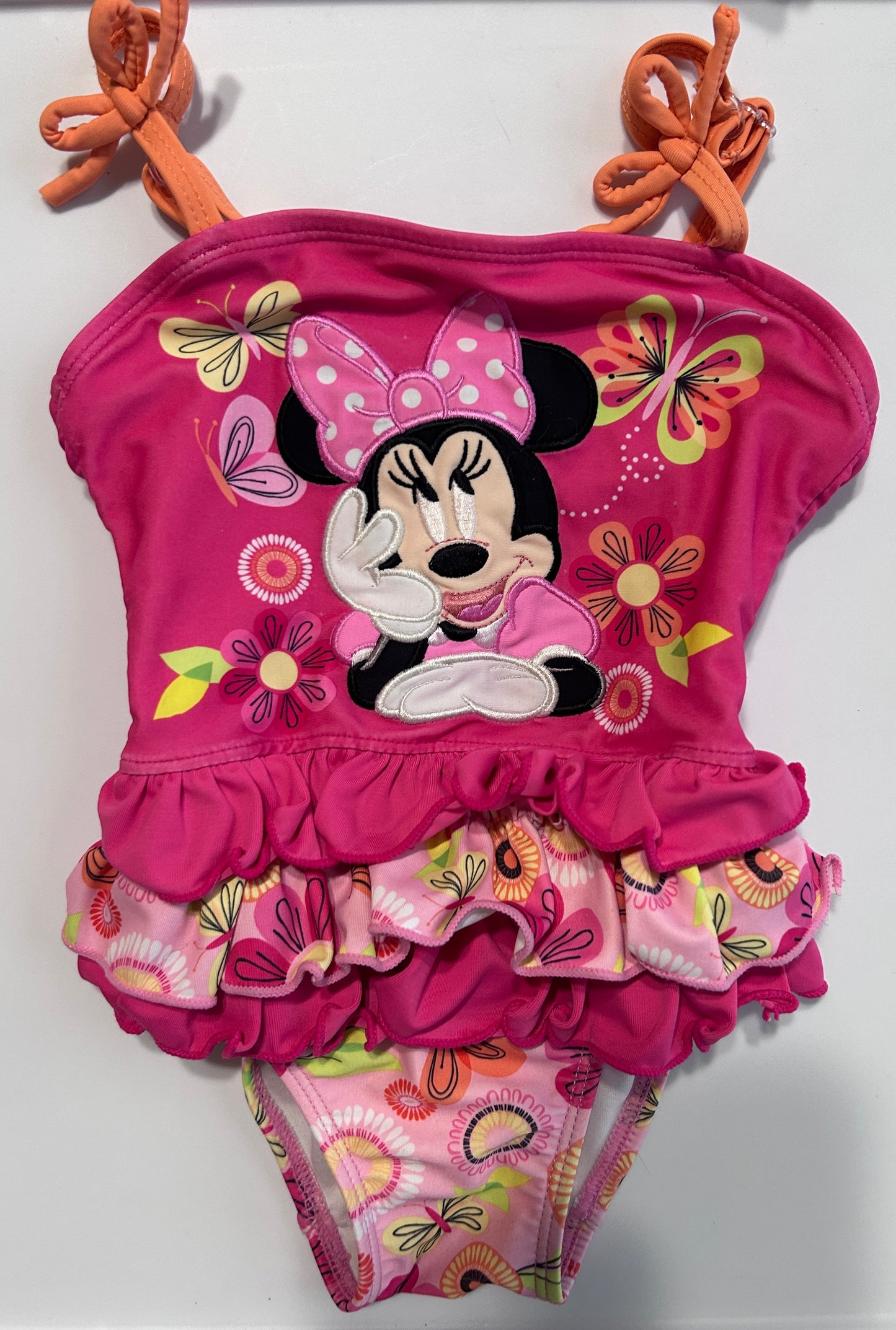 #34 Minnie Mouse 1 piece swimsuit 2t