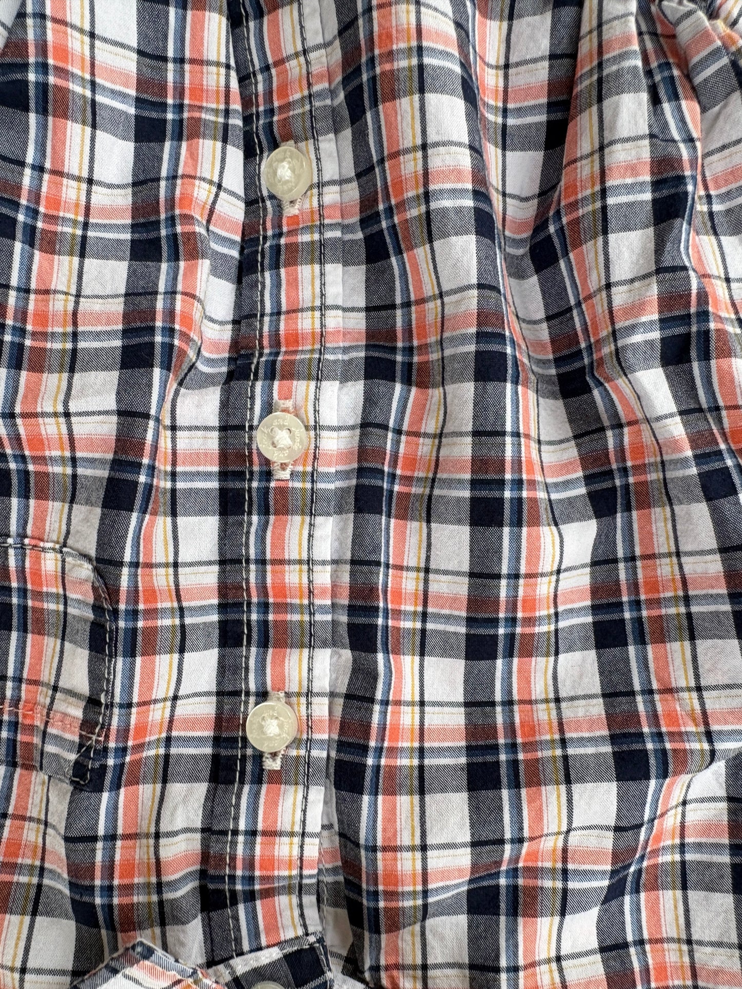 #103 • Boys • 0-3m • Janie and Jack • Plaid Button Down Onesie