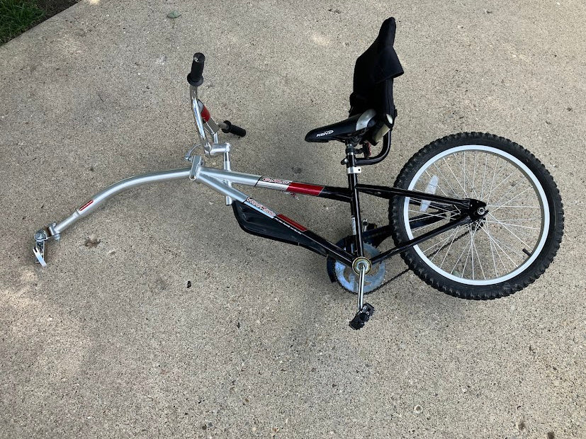 #119-WeeRide Tag Along Copilot Bike Trailer Seat