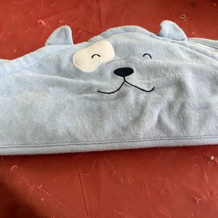 Seller #223 - Blue bear hooded towel