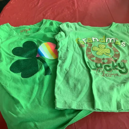 Seller #223 - 2 Shamrock t-shirts 2/3T