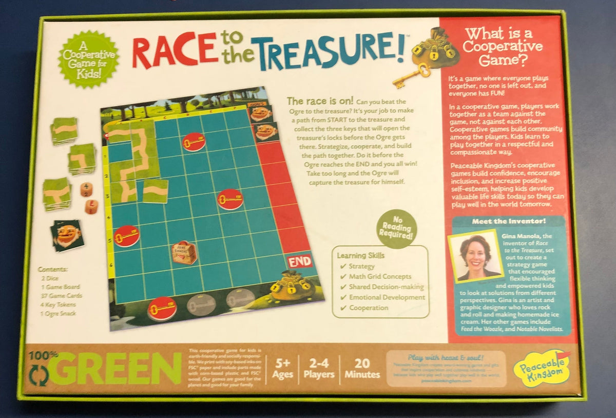 #137 Race to the treasure board game