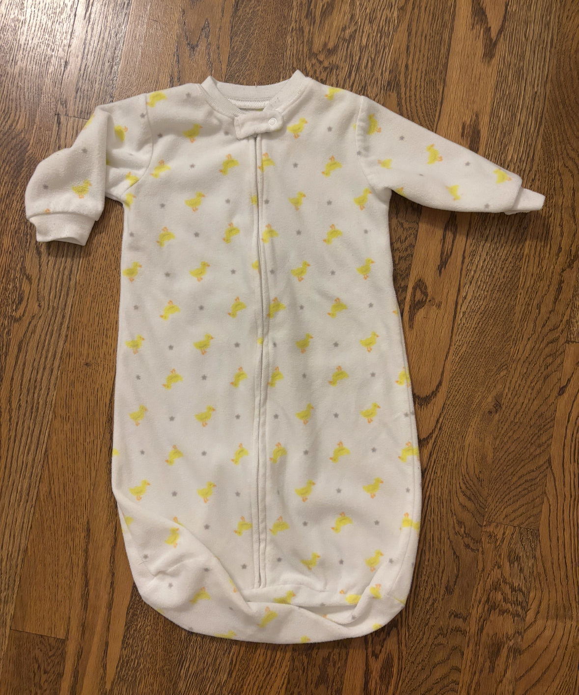 Seller #195 - *REDUCED* Carter's Unisex Chick Fleece Zip-Up Sleep Sack Bag (SMALL 0-9 MONTHS)