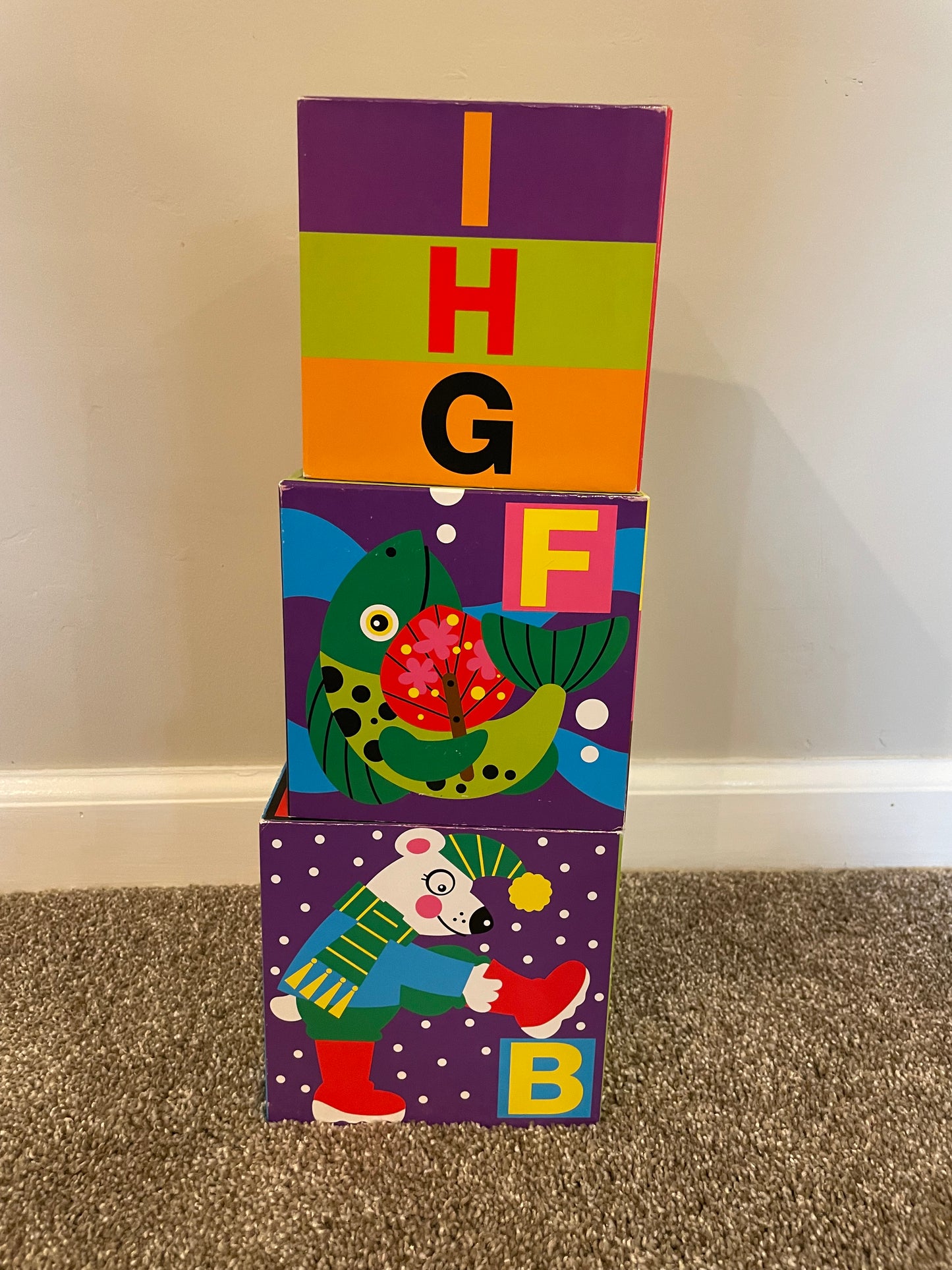 Seller 10- alphabet nesting blocks