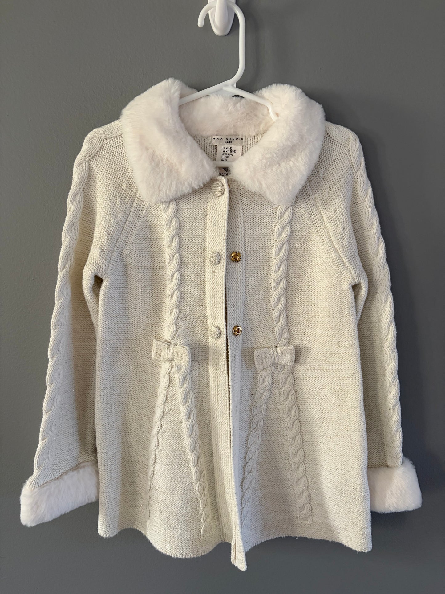 Seller #140 Girls Max Studio cardigan size XS (4)