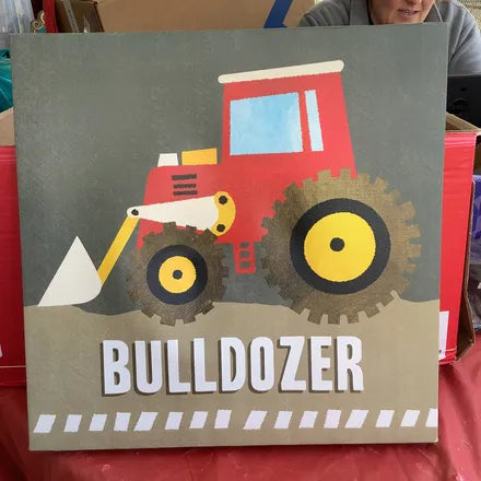 Seller #223 - Bulldozer Hanging picture