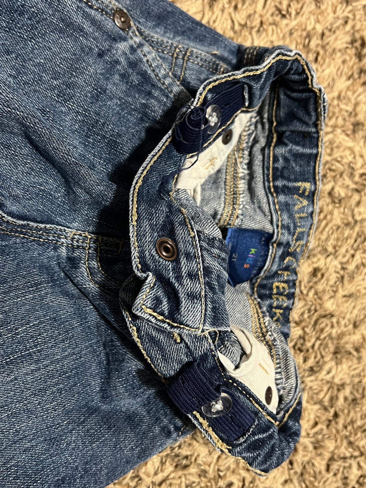 Seller #45 Falls Creek Adjustable Waistband Jeans Size 2t