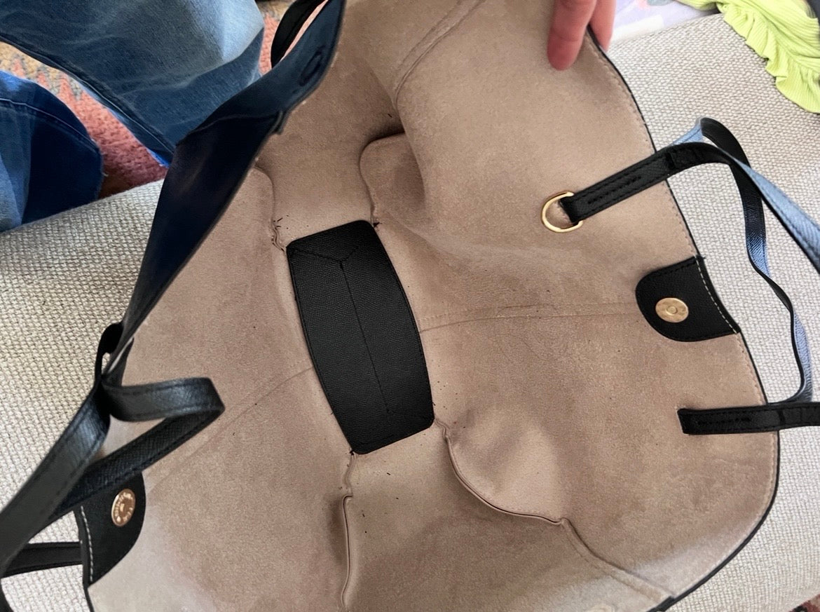 Large black women's bag