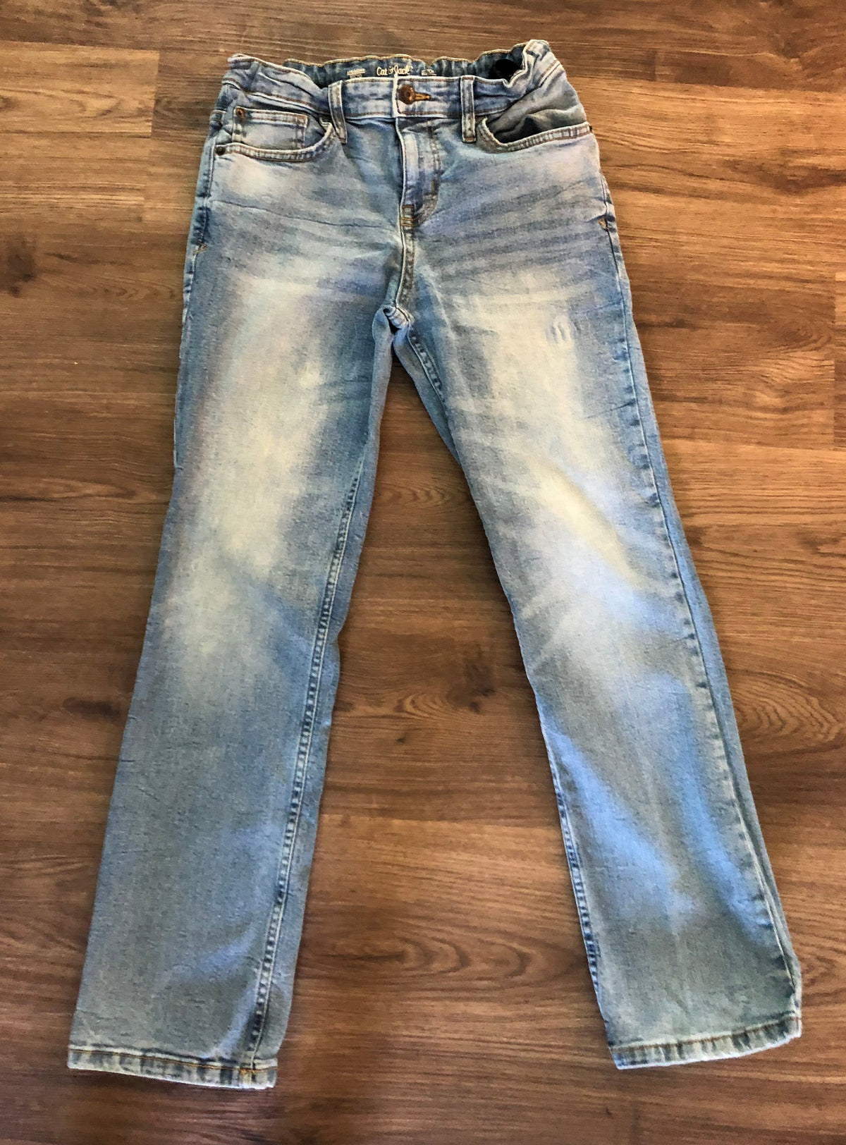 #137 Cat & Jack boys 14 stretch straight jeans