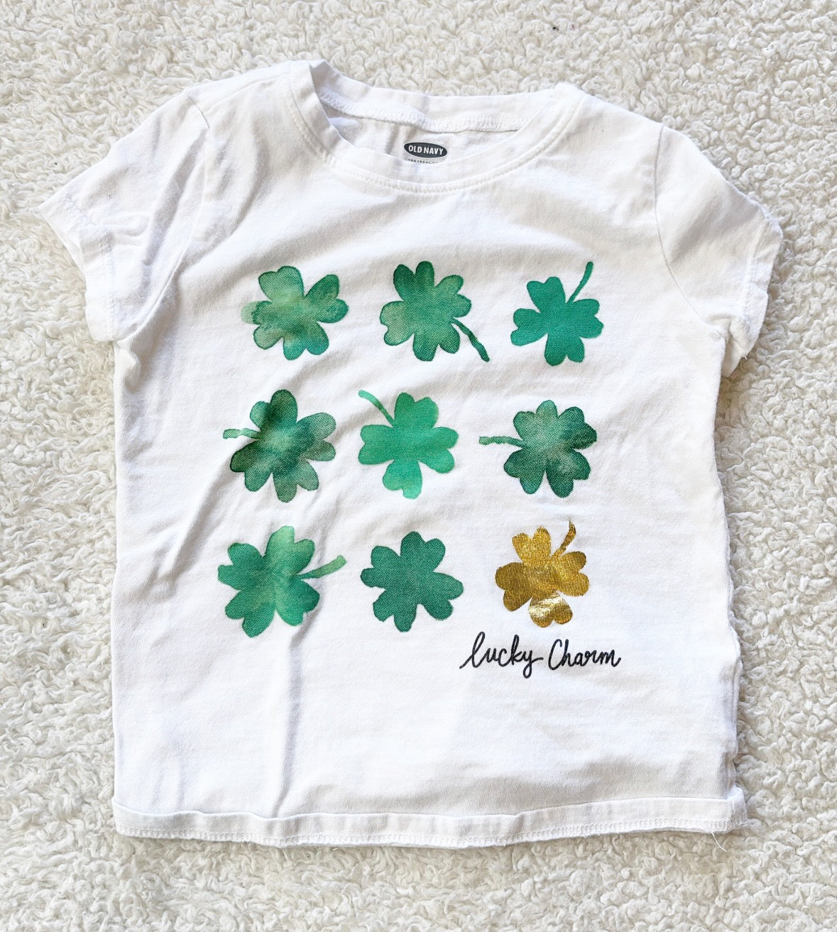 #58 Old Navy Girls 2T St Patrick’s Day Shirt