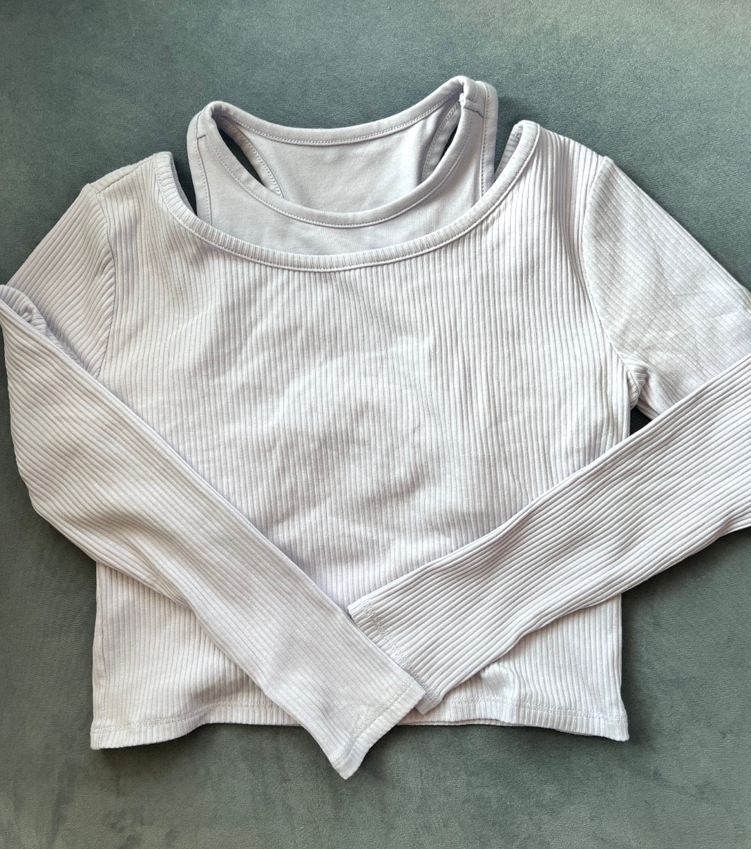 Old Navy Active girls light purple active top, M