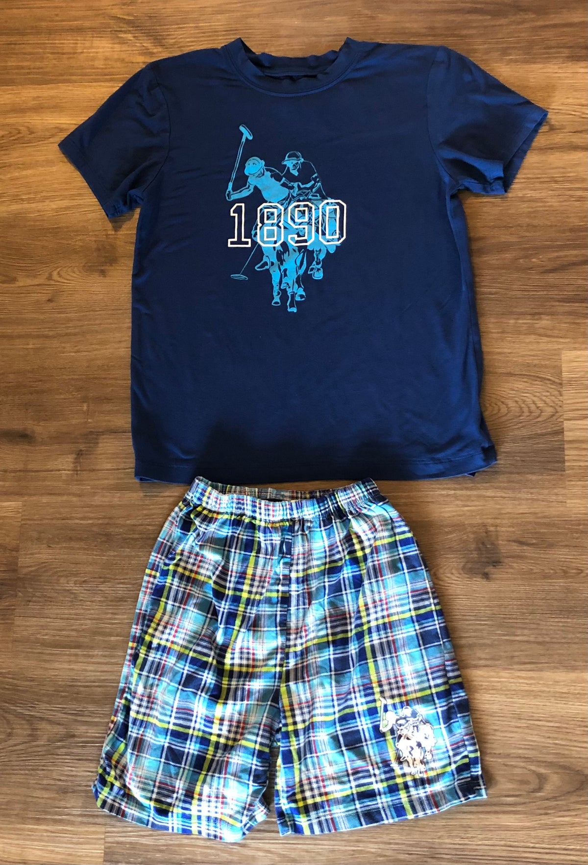 #137 US Polo Assn boys 10/12 pajamas