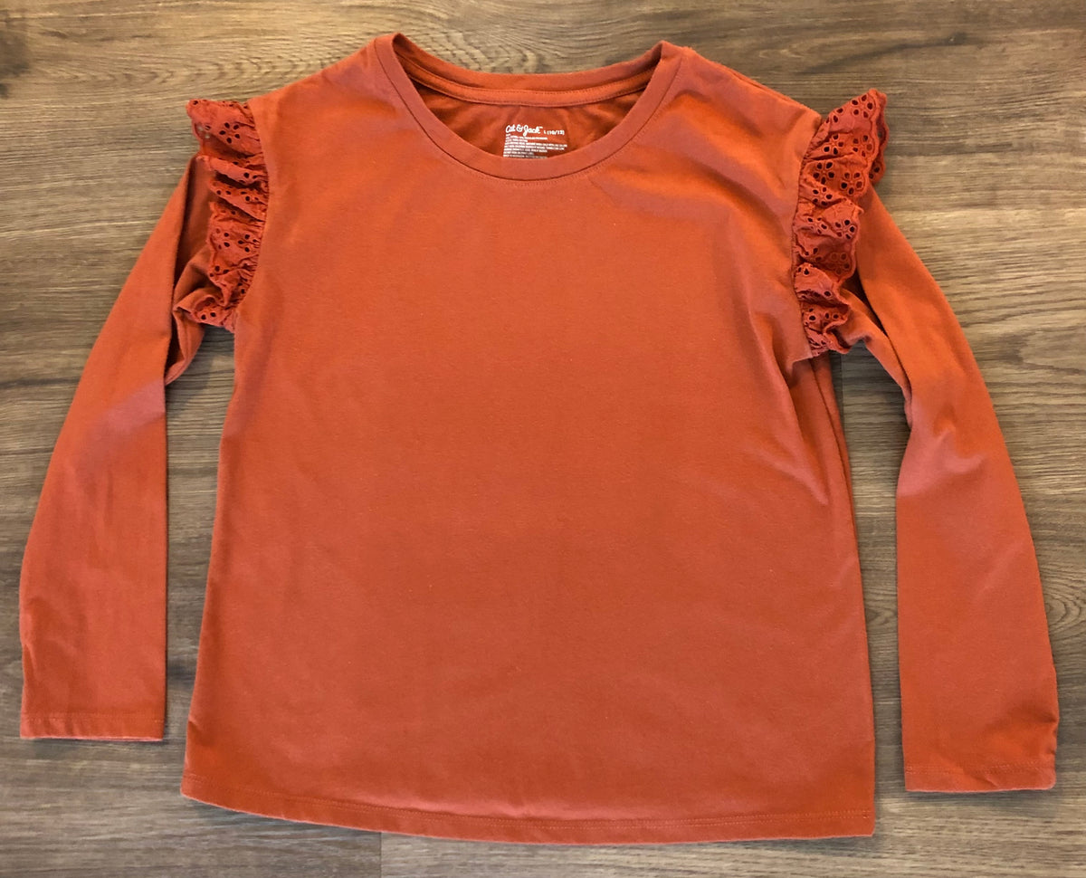 #137 Cat & Jack shirt girls L (10/12)