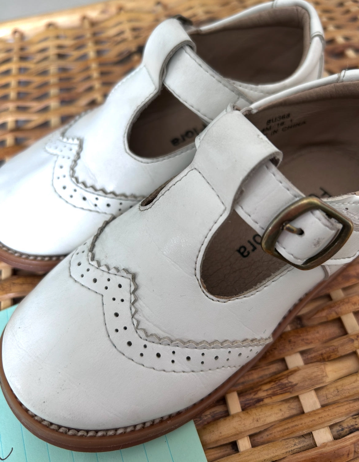 Seller #7 Girls sz 8 white mary jane sandals excellent condition