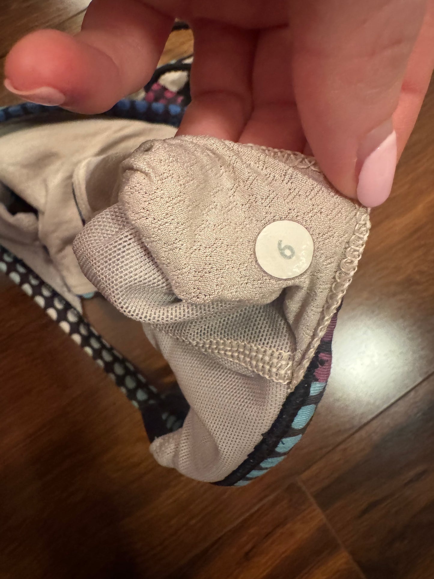 Seller #144 Lululemon Multi-Color Polka Dot Sports Bra - Size 6