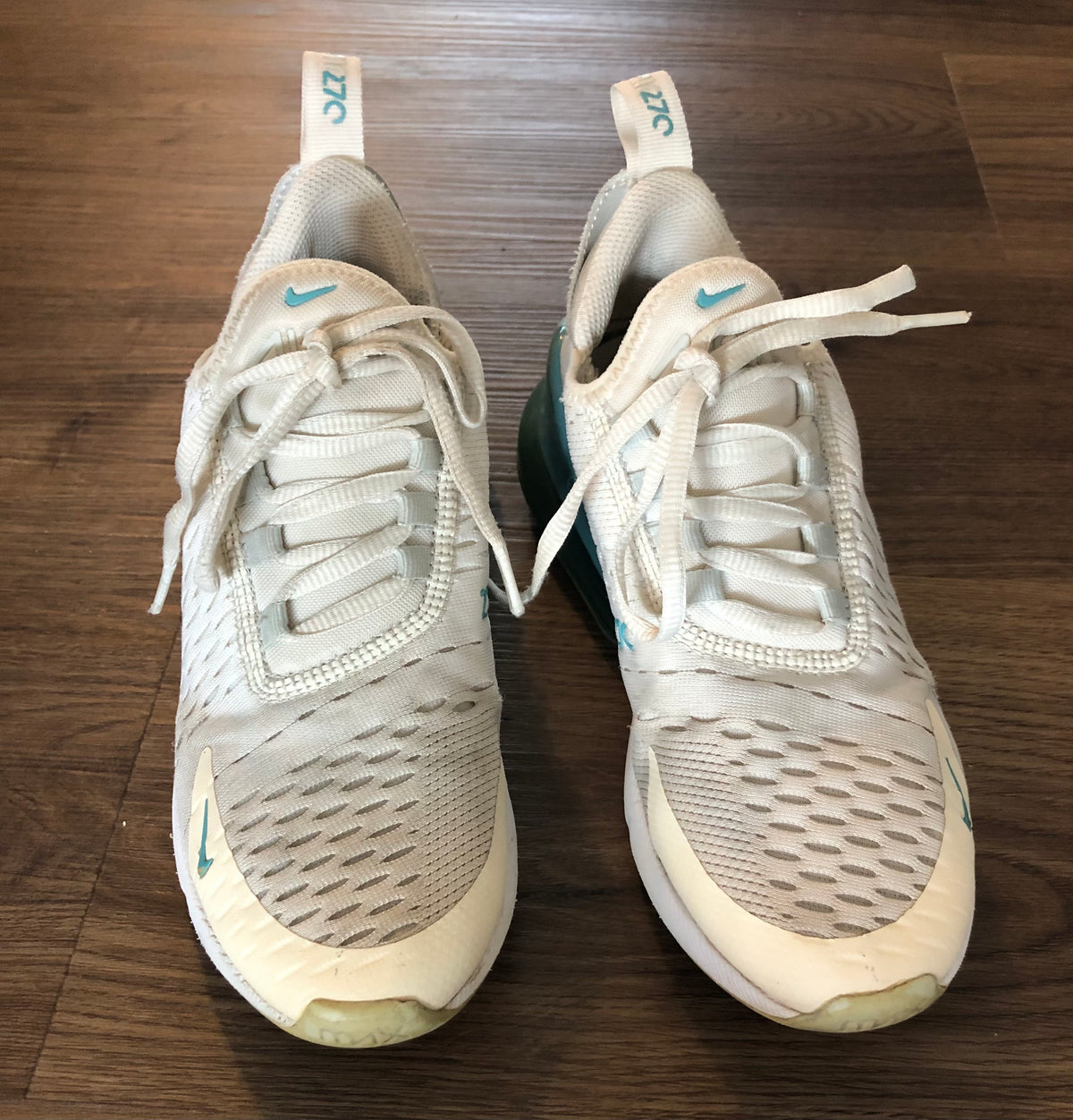 #137 Nike gym shoes size 3.5Y