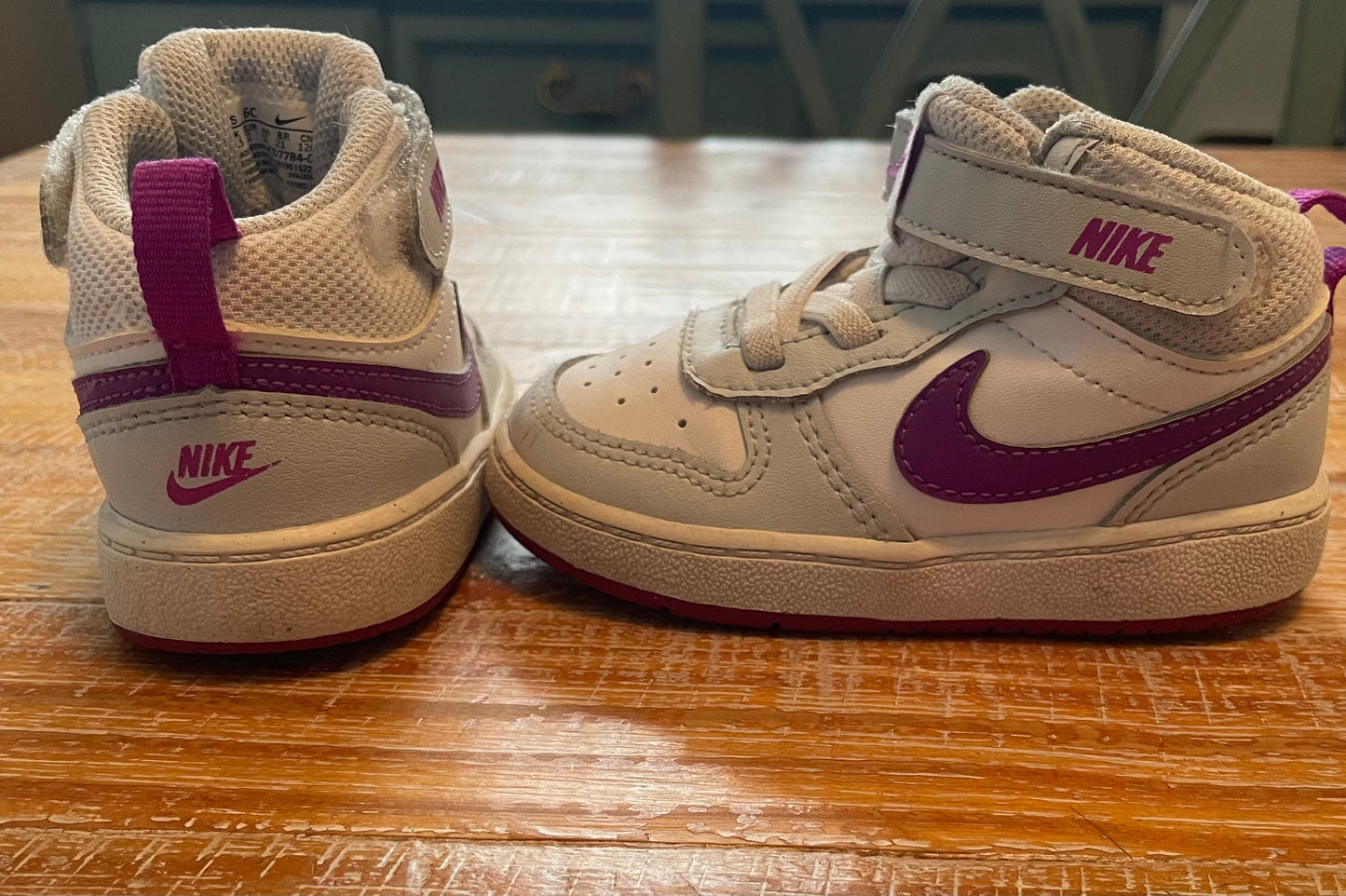 Seller #3 Nike White and Purple High Top Sneakers size 6c