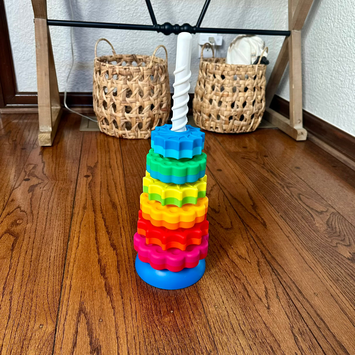 #113 Fat Brain Toys Rainbow SpinAgain Toy