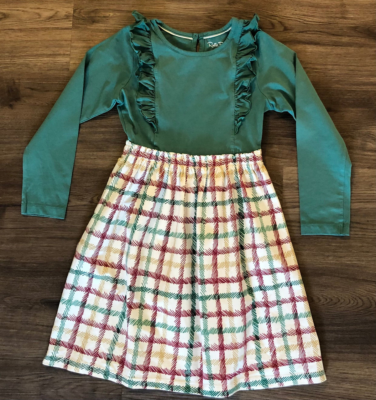 #137 Rufflebutts dress girls 8