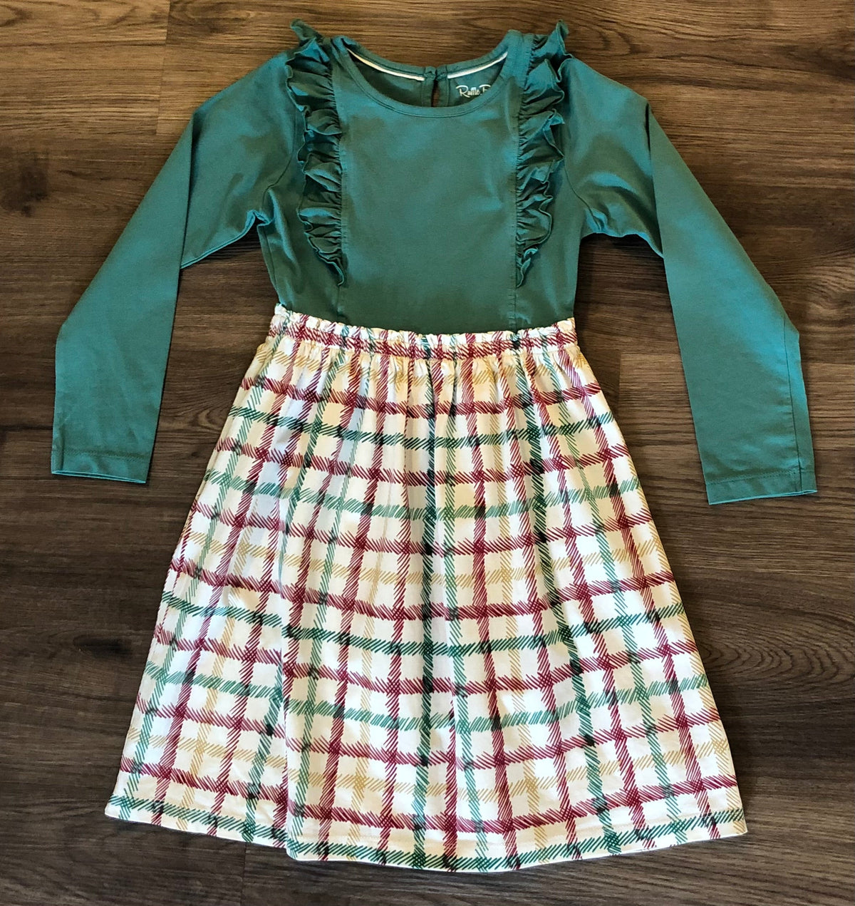 #137 Rufflebutts dress girls 8