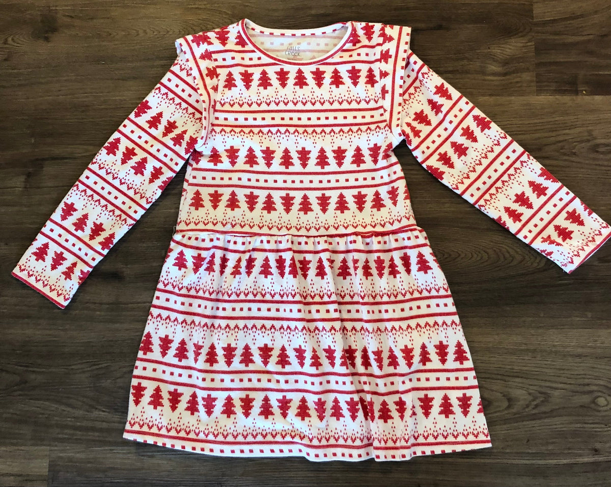 #137 NWOT Girls dress 7/8 (soft and stretchy)