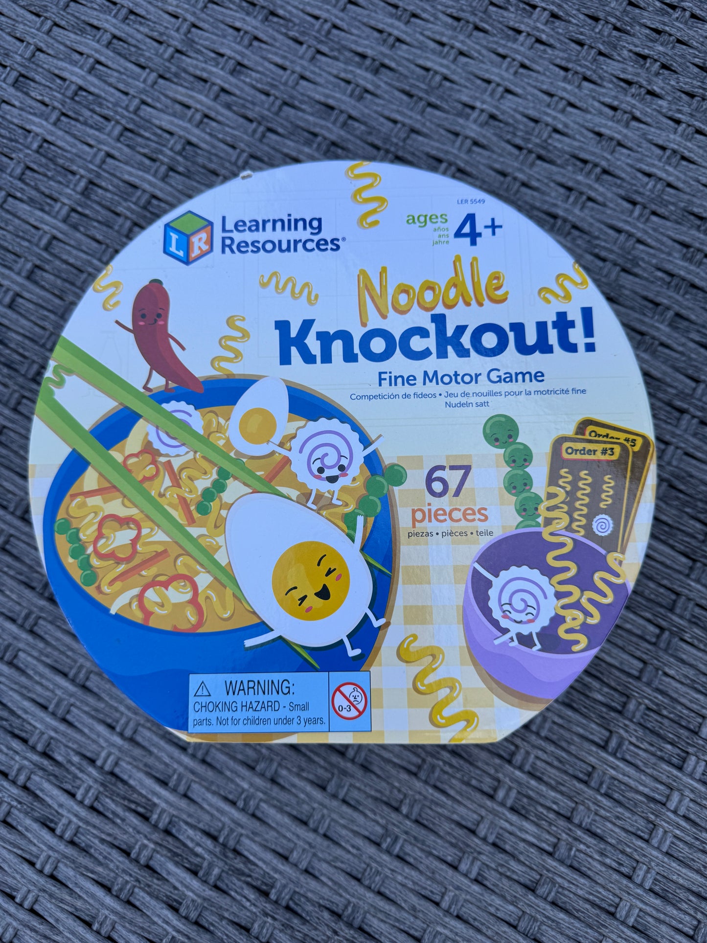 Seller #22 - Noodle Knockout! Game - LIKE NEW