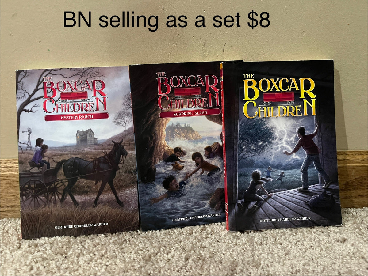 135 BN Boxcar Children book set book numbers 1,2, and 4