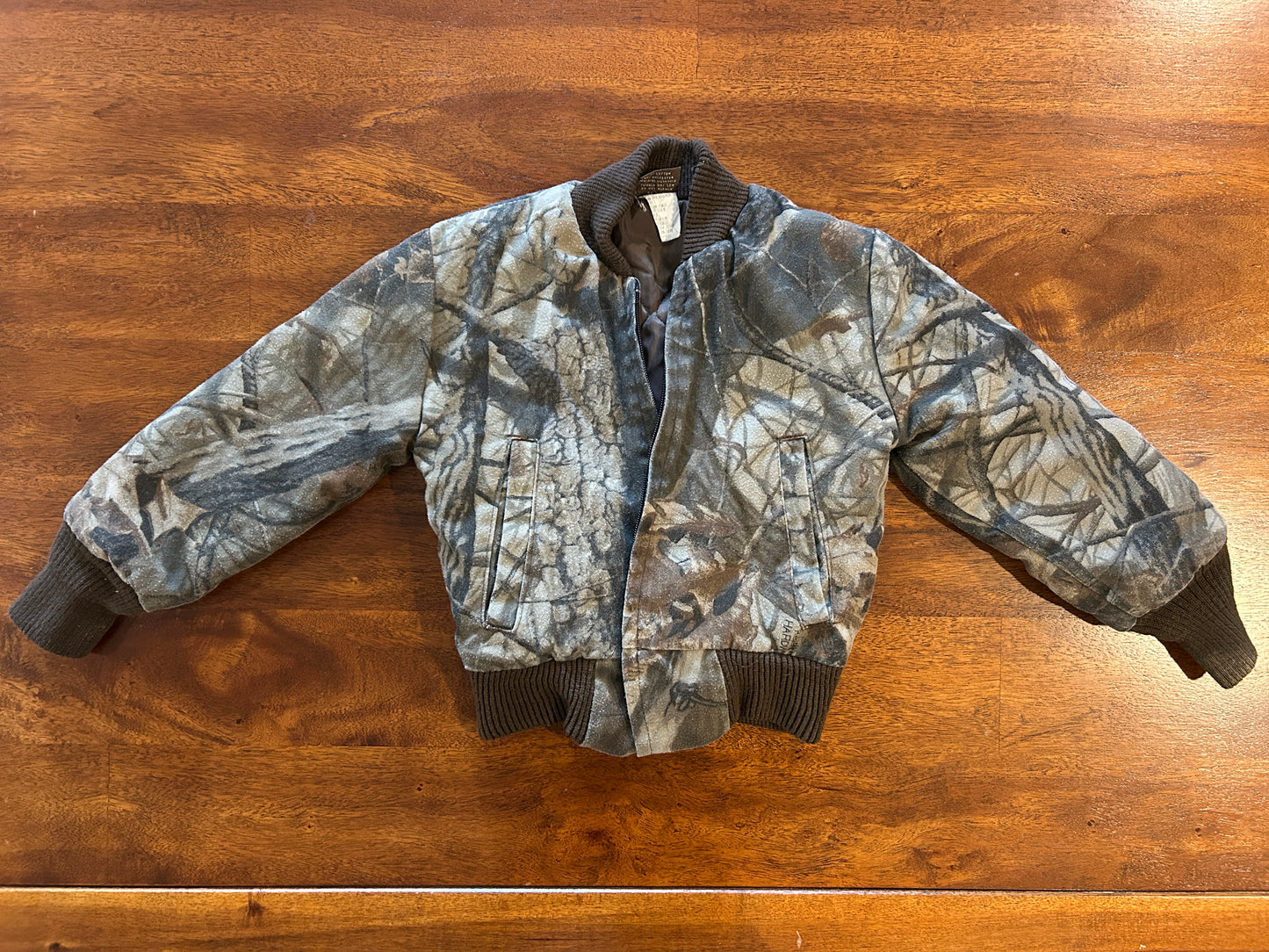 Seller #5 - Camo Jacket - lined - Small 3T
