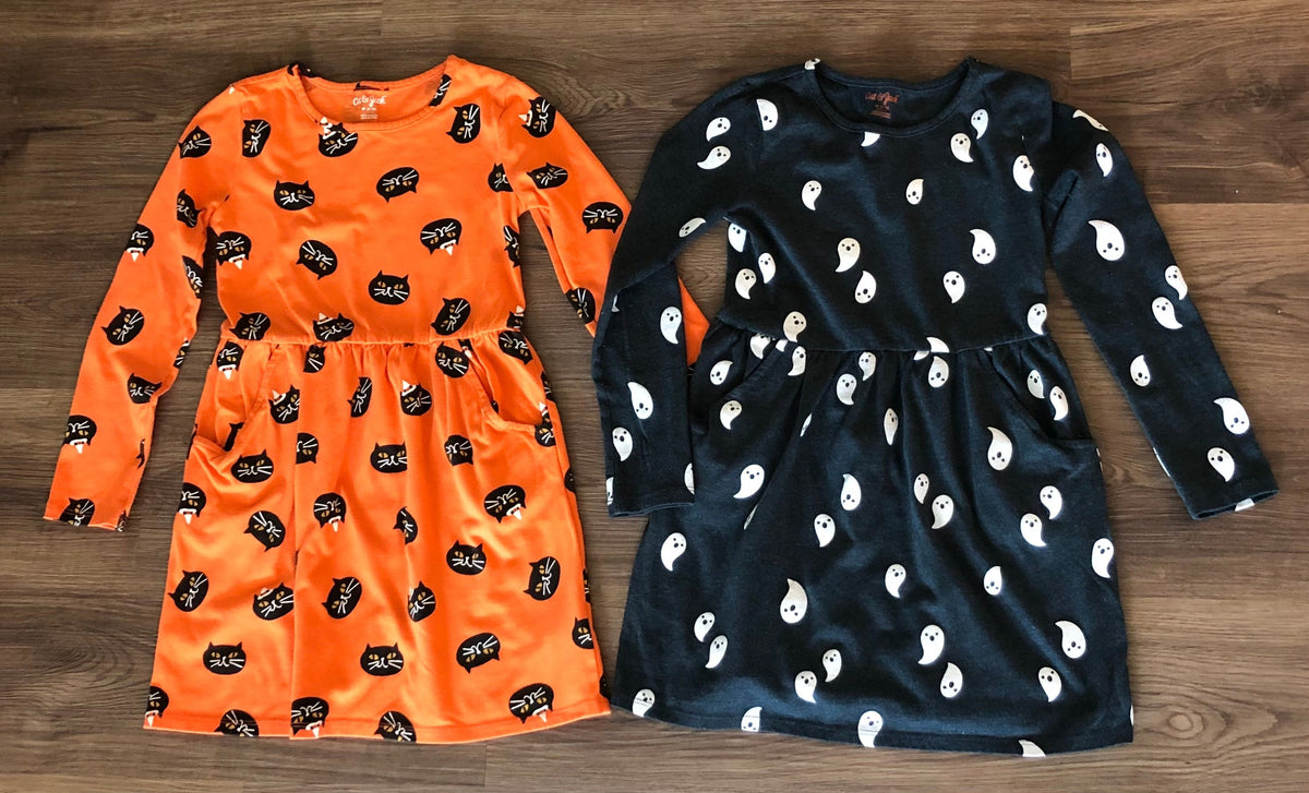 #137 Cat & Jack Halloween dresses girls medium 7/8