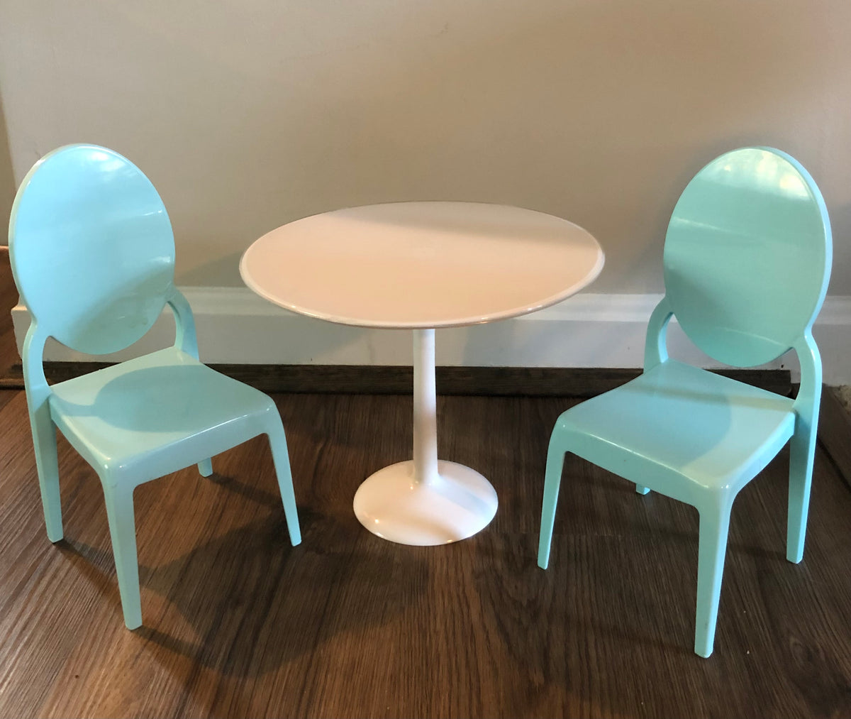 #137 Our generation 18” doll table and chairs