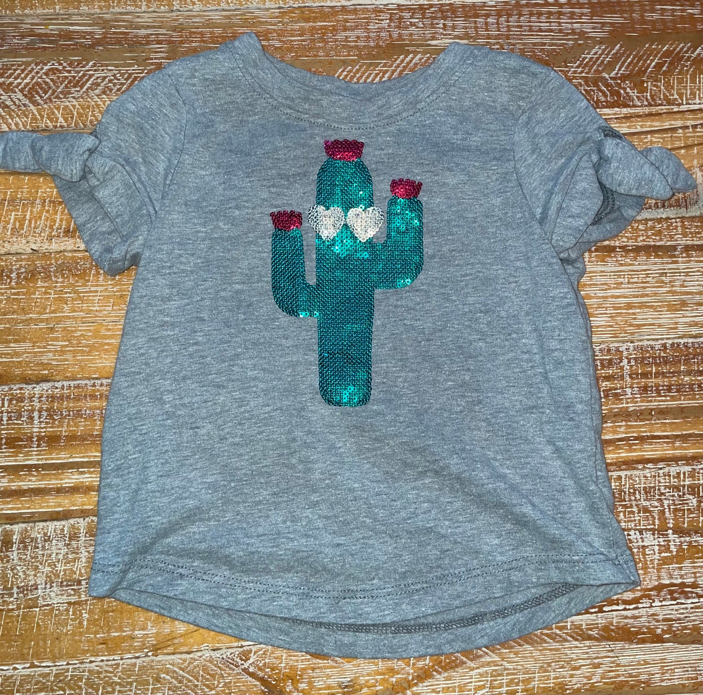 Seller #3 Cat and Jack 18 mos Sequin Cactus Girls Shirt