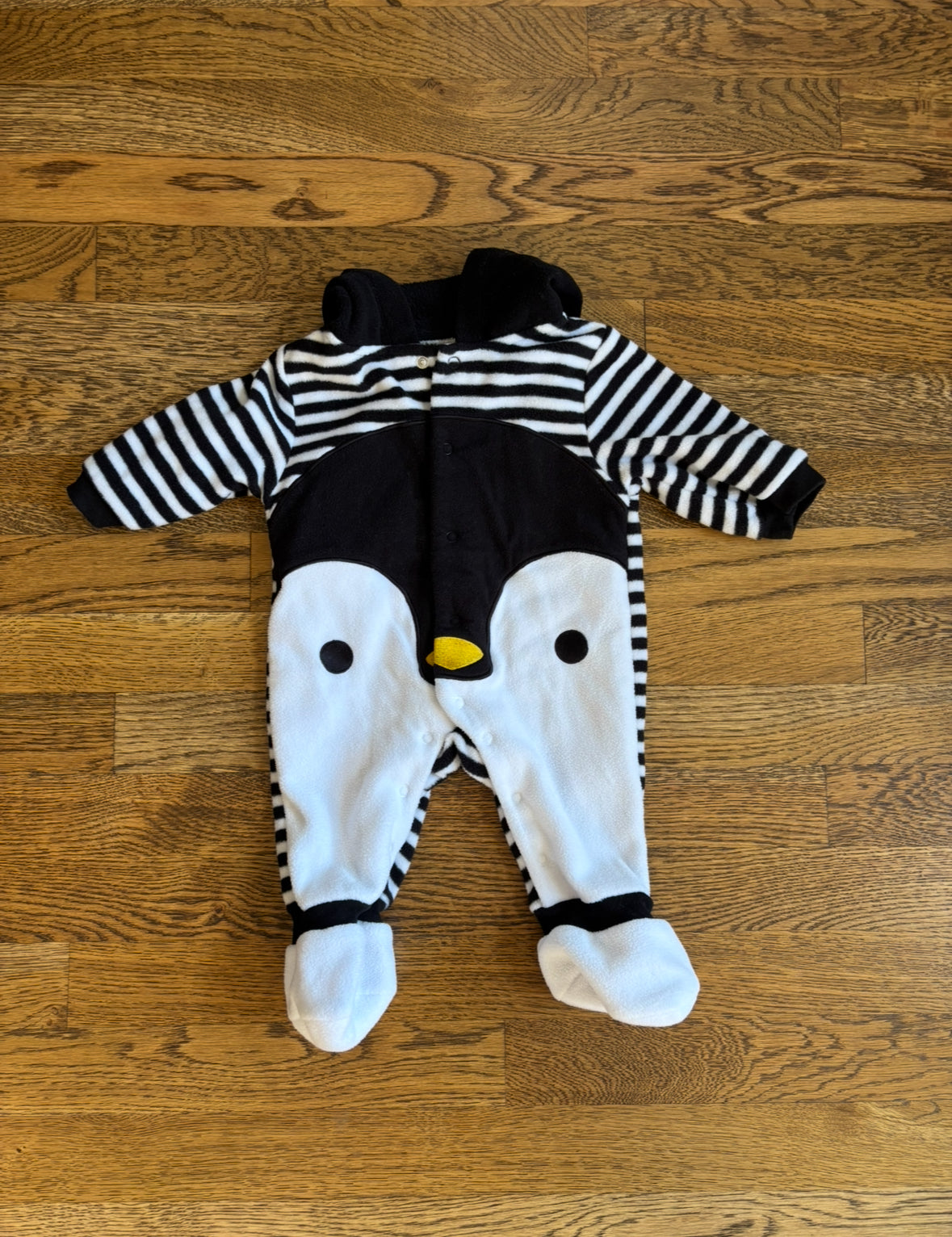Seller #195 - Lullaby Baby Penguin Hooded Coverall - Size 0-3 Months