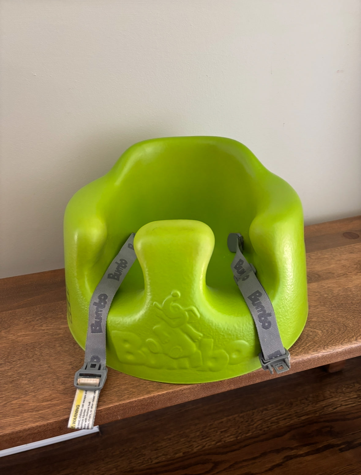 Seller #195 - *REDUCED* Bumbo Baby Infant Soft Foam Floor Booster Seat Supportive Chair with 3 Point Adjustable Safety Buckle Strap - Green