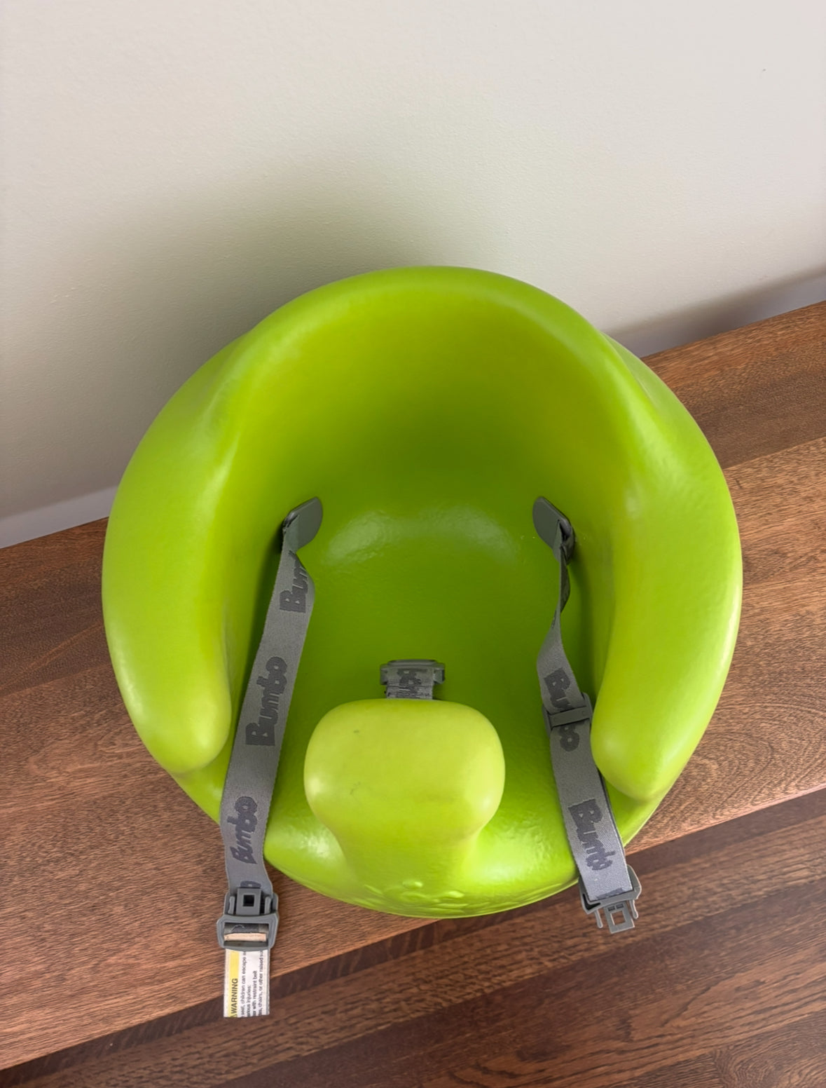 Seller #195 - *REDUCED* Bumbo Baby Infant Soft Foam Floor Booster Seat Supportive Chair with 3 Point Adjustable Safety Buckle Strap - Green
