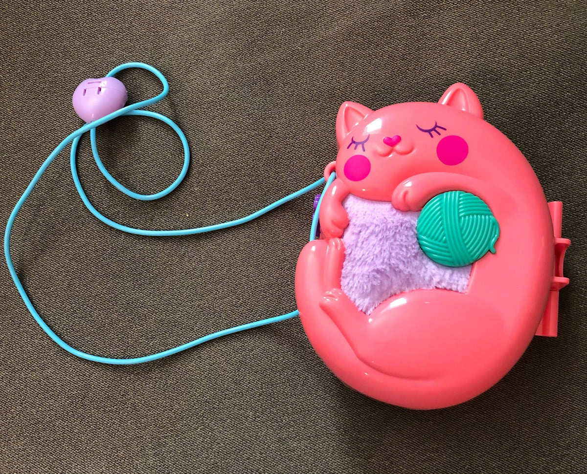 #137 Polly pocket cat purse