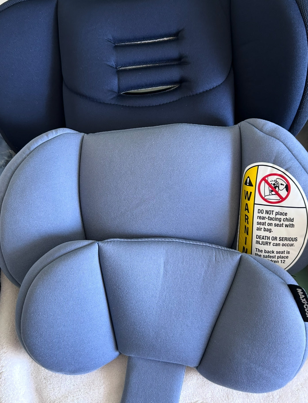 Seller #7 Maxi Cosi brand new Pria Max 5-1 car seat padding set navy blue