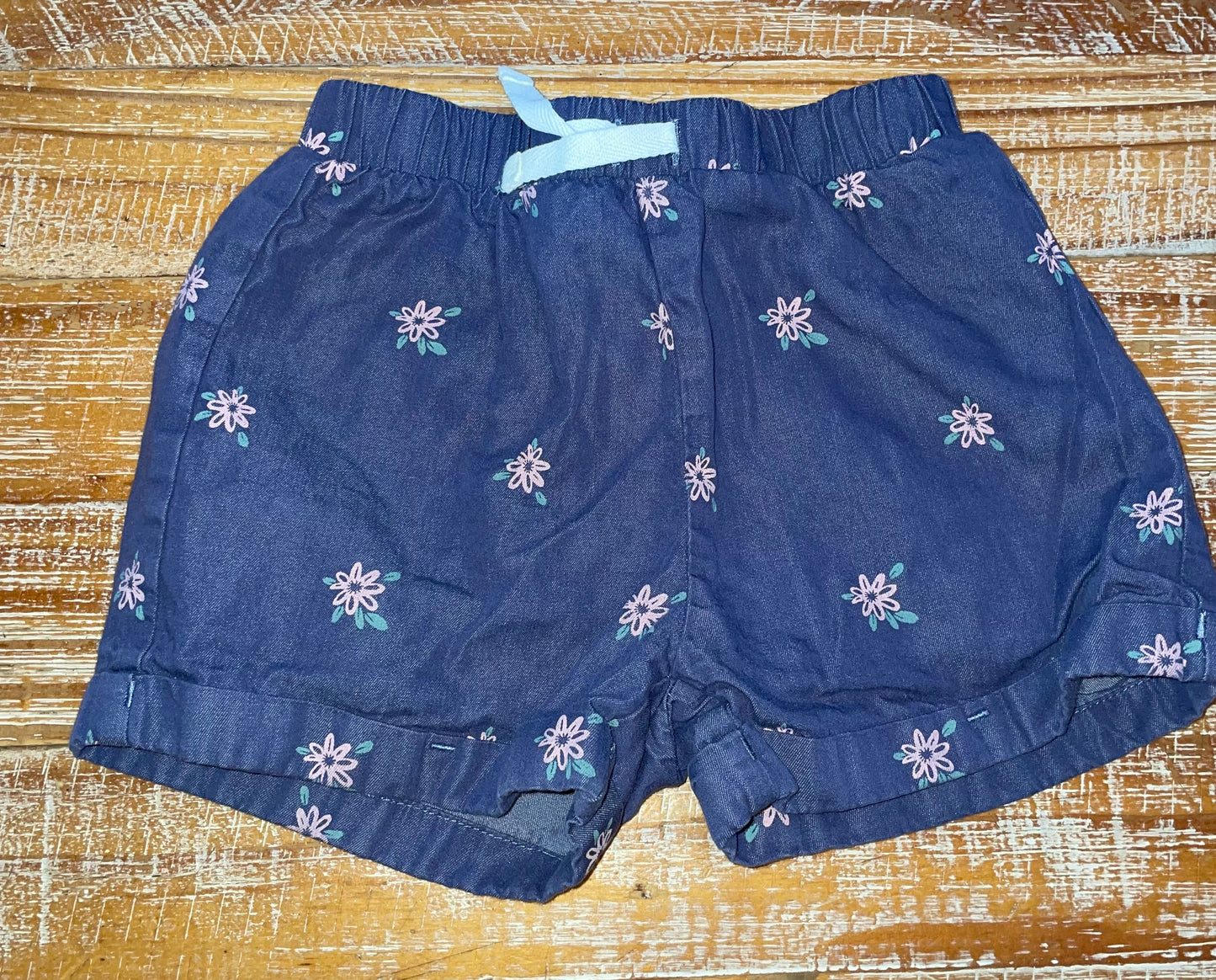 Seller #3 Pekkle 3T Blue Floral Shorts