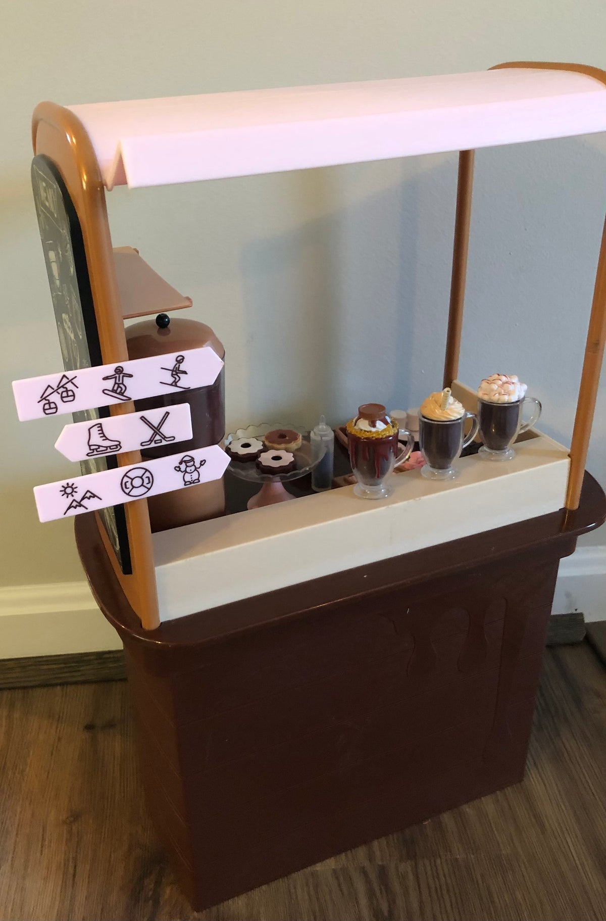 #137 Our generation Hot Chocolate Stand for 18" dolls