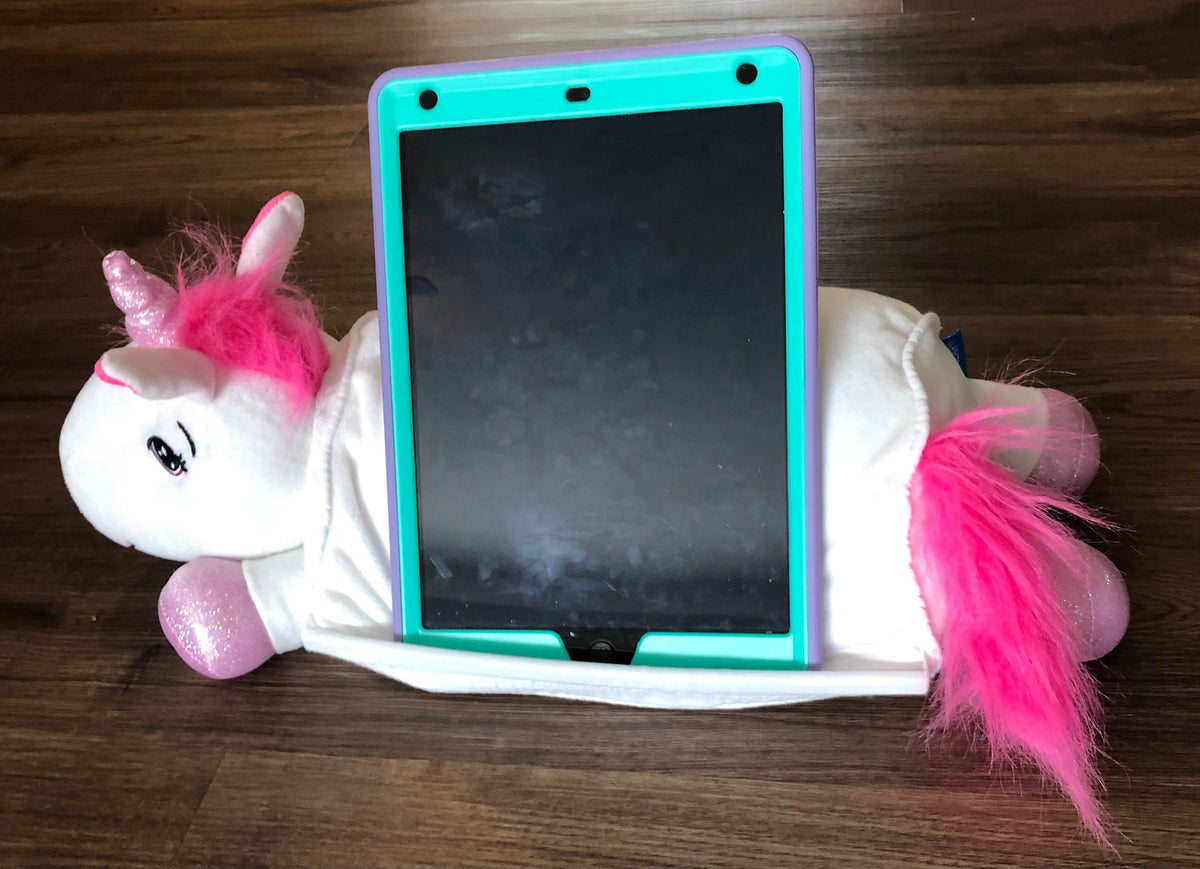 #137 Lapgear unicorn stuffed lap tablet pillow