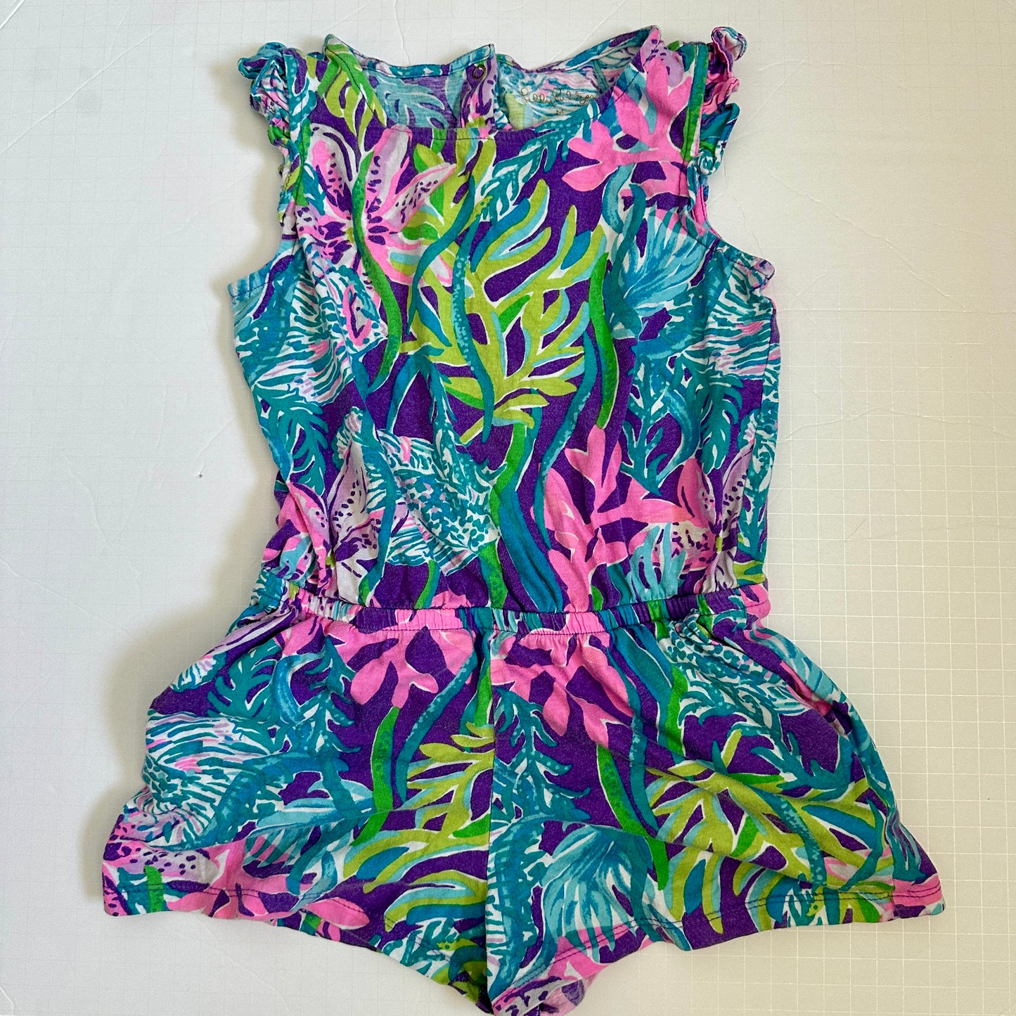 #162 Lilly Pulitzer Romper Size 6/7