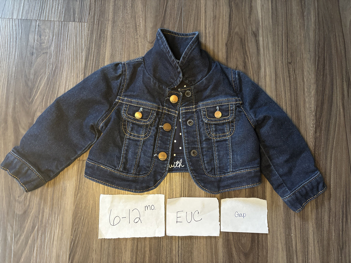 #138 - 6-12 Mo EUC Gap Jean Jacket