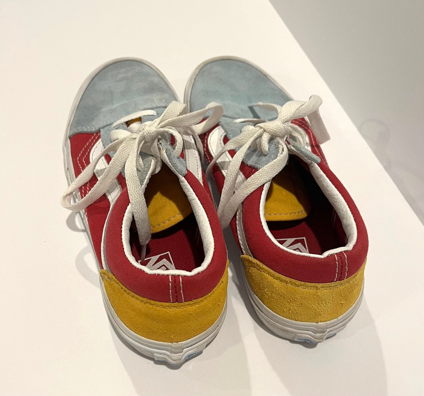 Seller #60 Vans Old Skool color block sneackers Girls Size 3.5 big kids