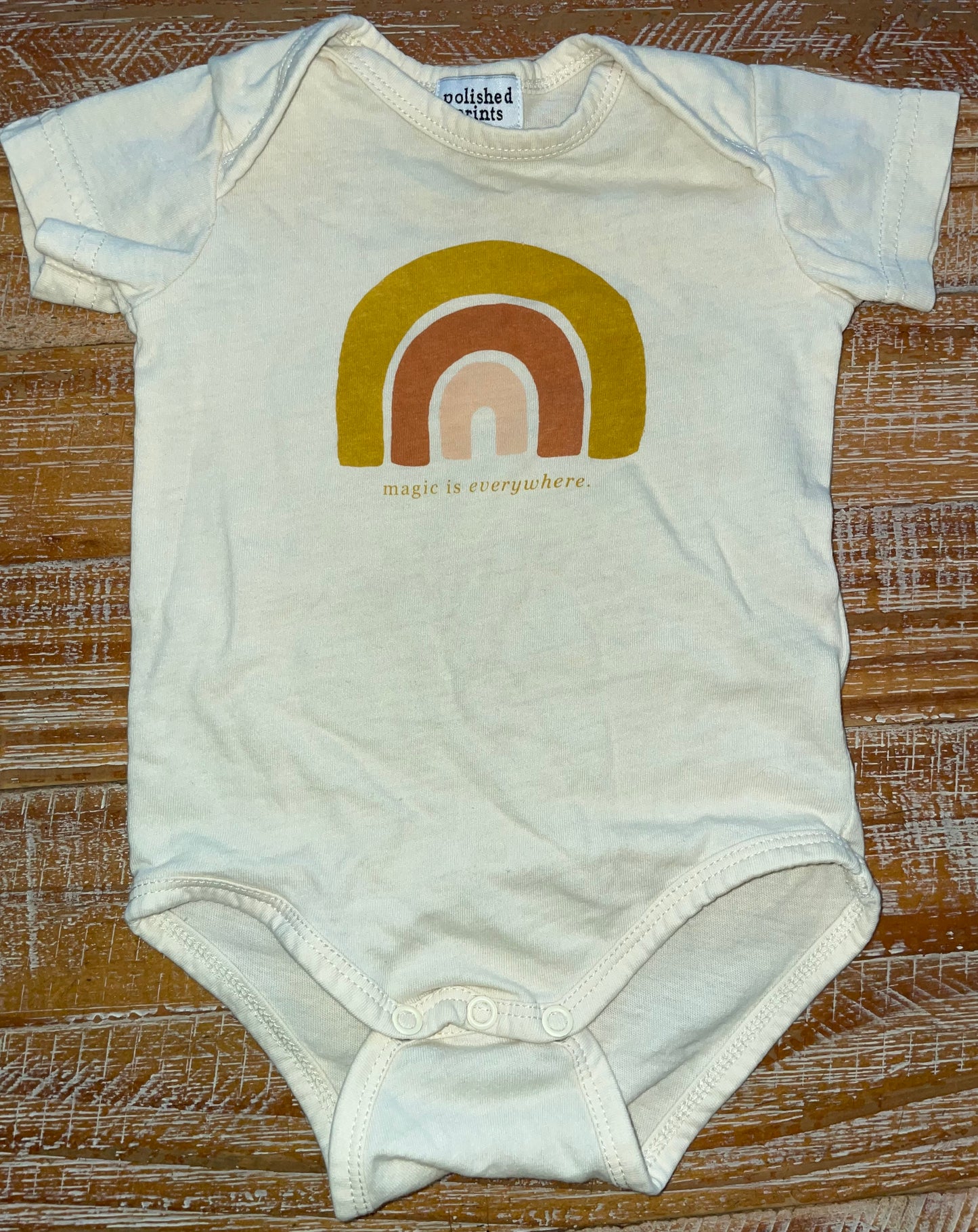 Seller #3 Polished Prints Magic is Everywhere Onesie 6 mos