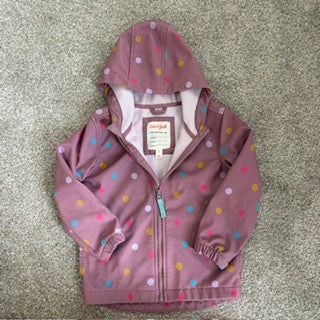 Seller #178 Cat and Jack Polka Dot Rain Jacket Size 5