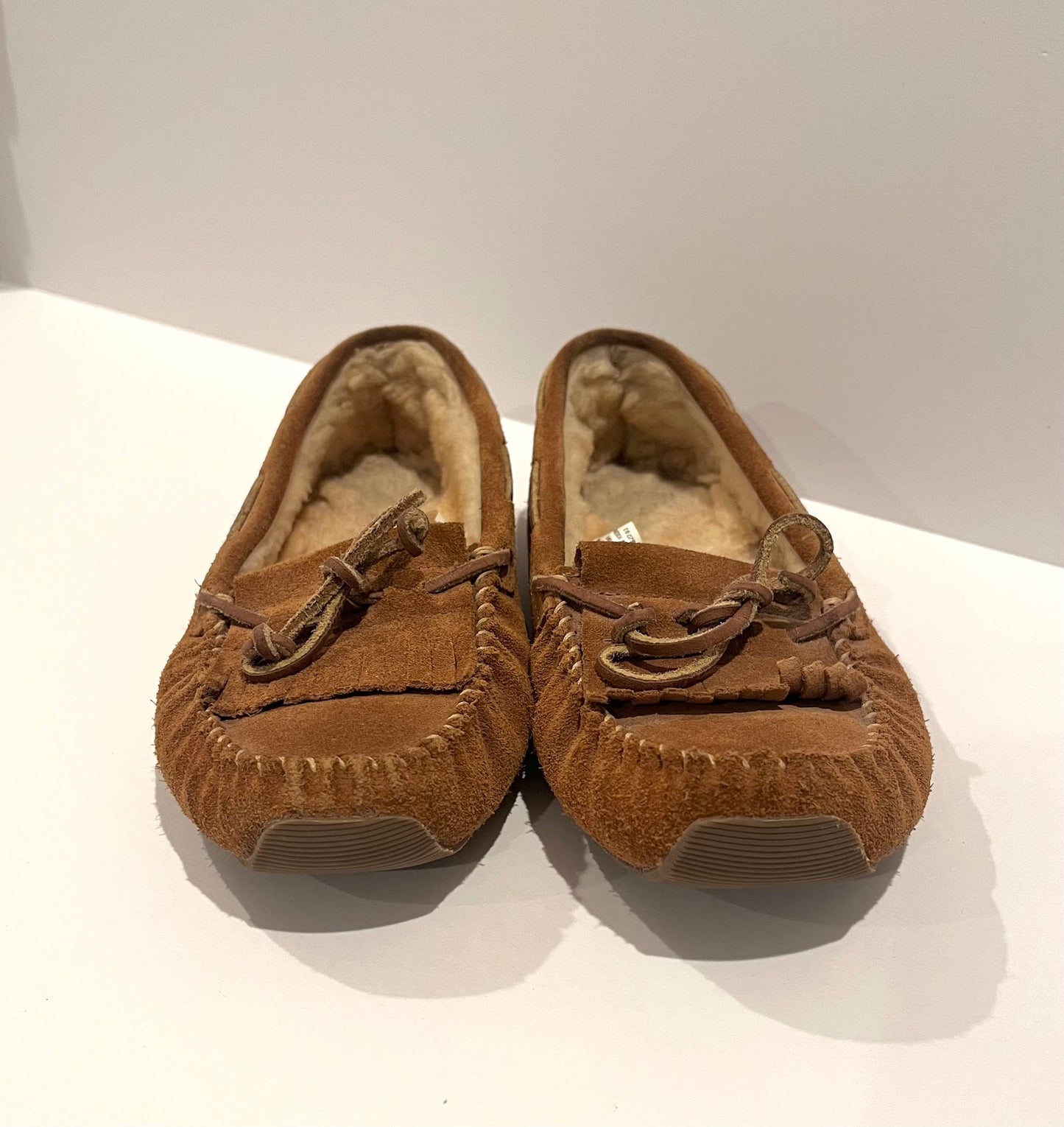 Seller #60 LL Bean Wicked Good Suede Moccasins Size 8