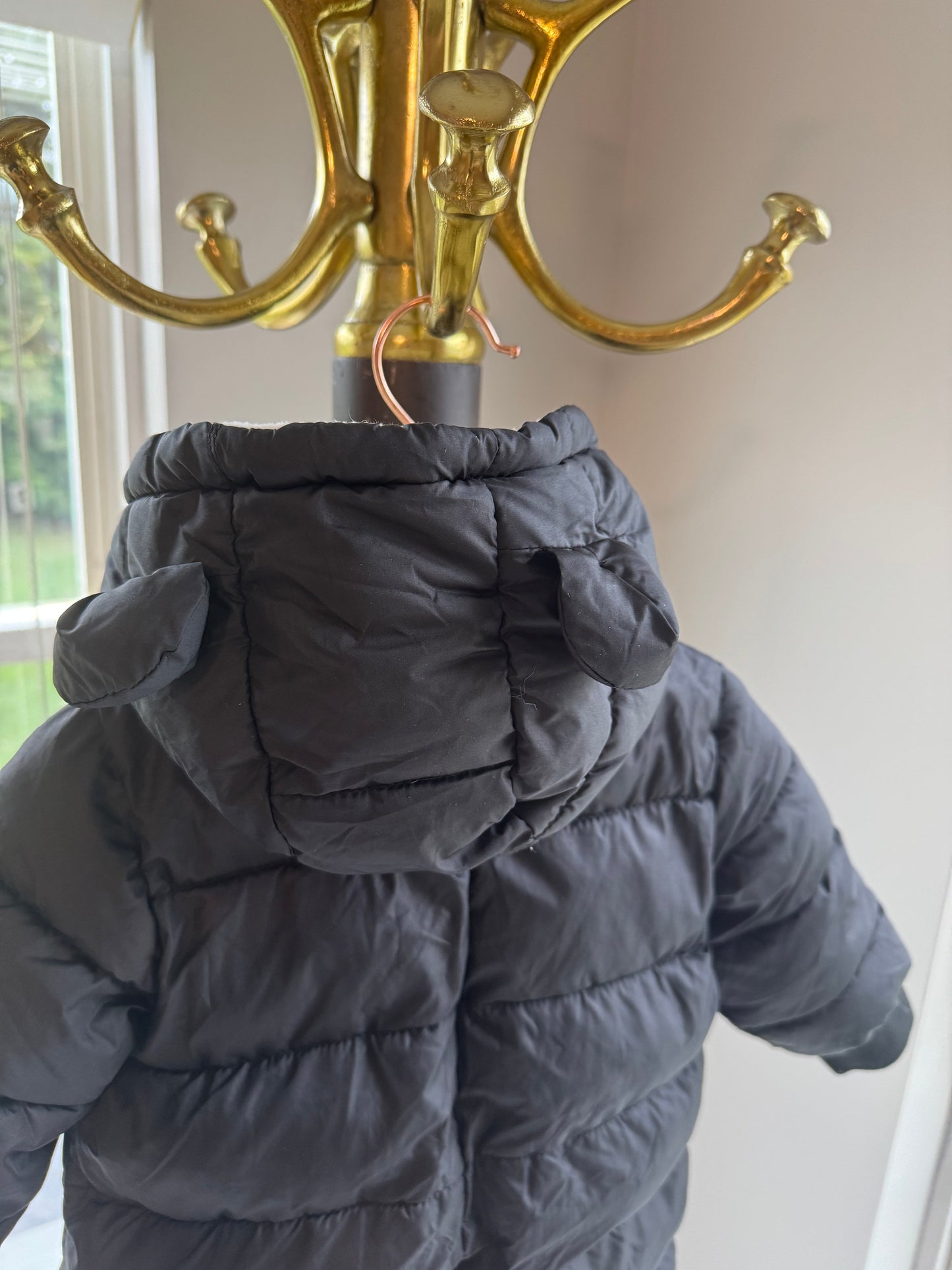 #113 The Bear 12 month snowsuit gender neutral *reduced*