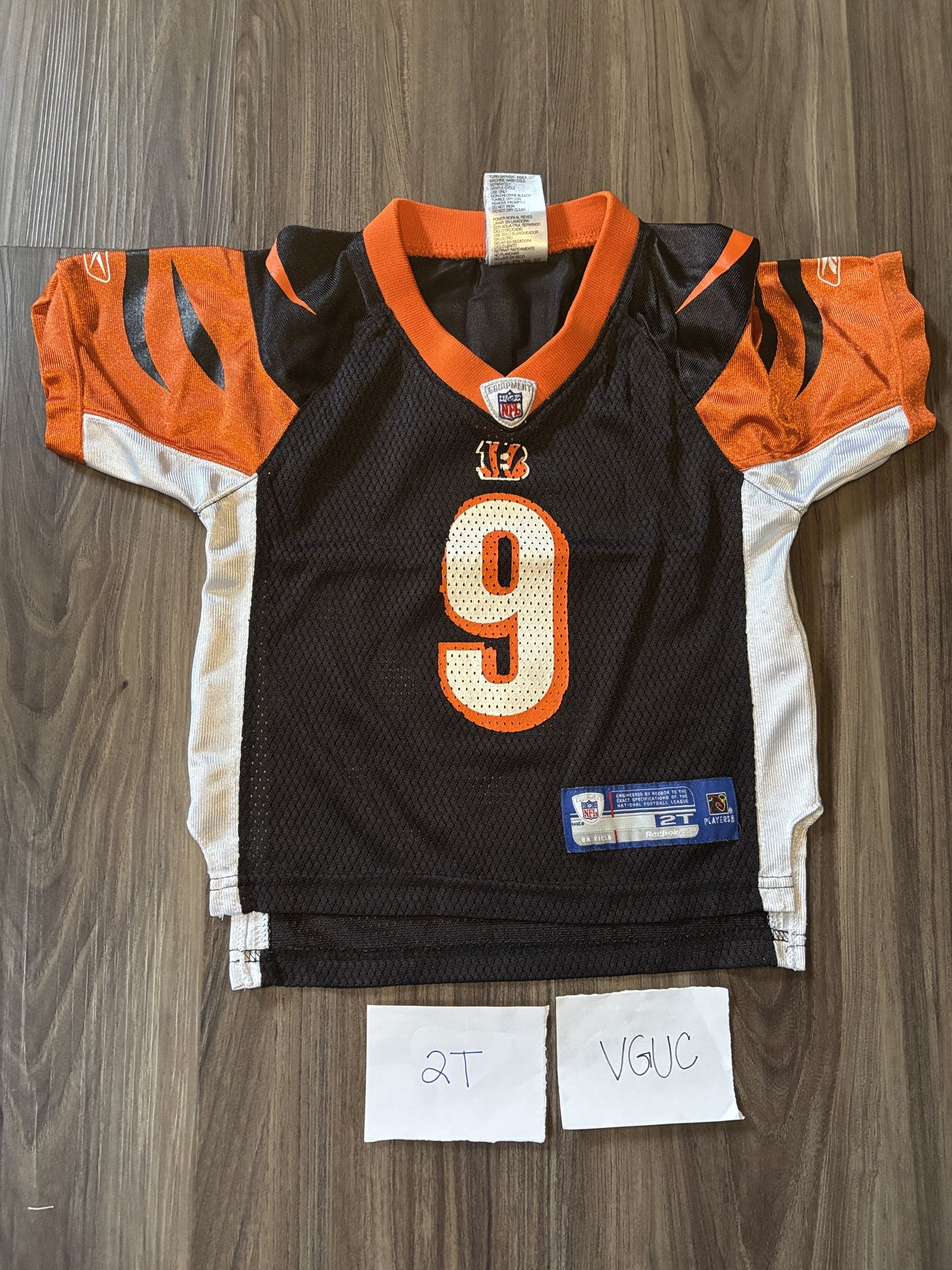 #138 - 2T - VGUC Carson Palmer Bengals Jersey - PU 45236