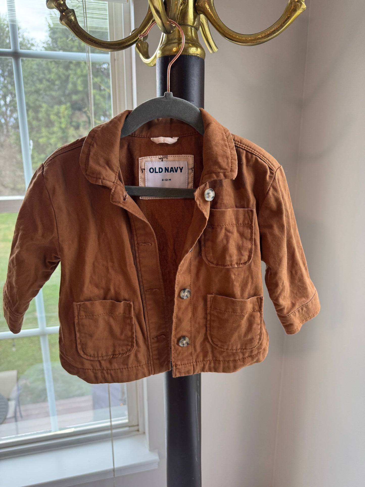#113 Old Navy gender neutral 6-12 month jacket *reduced*