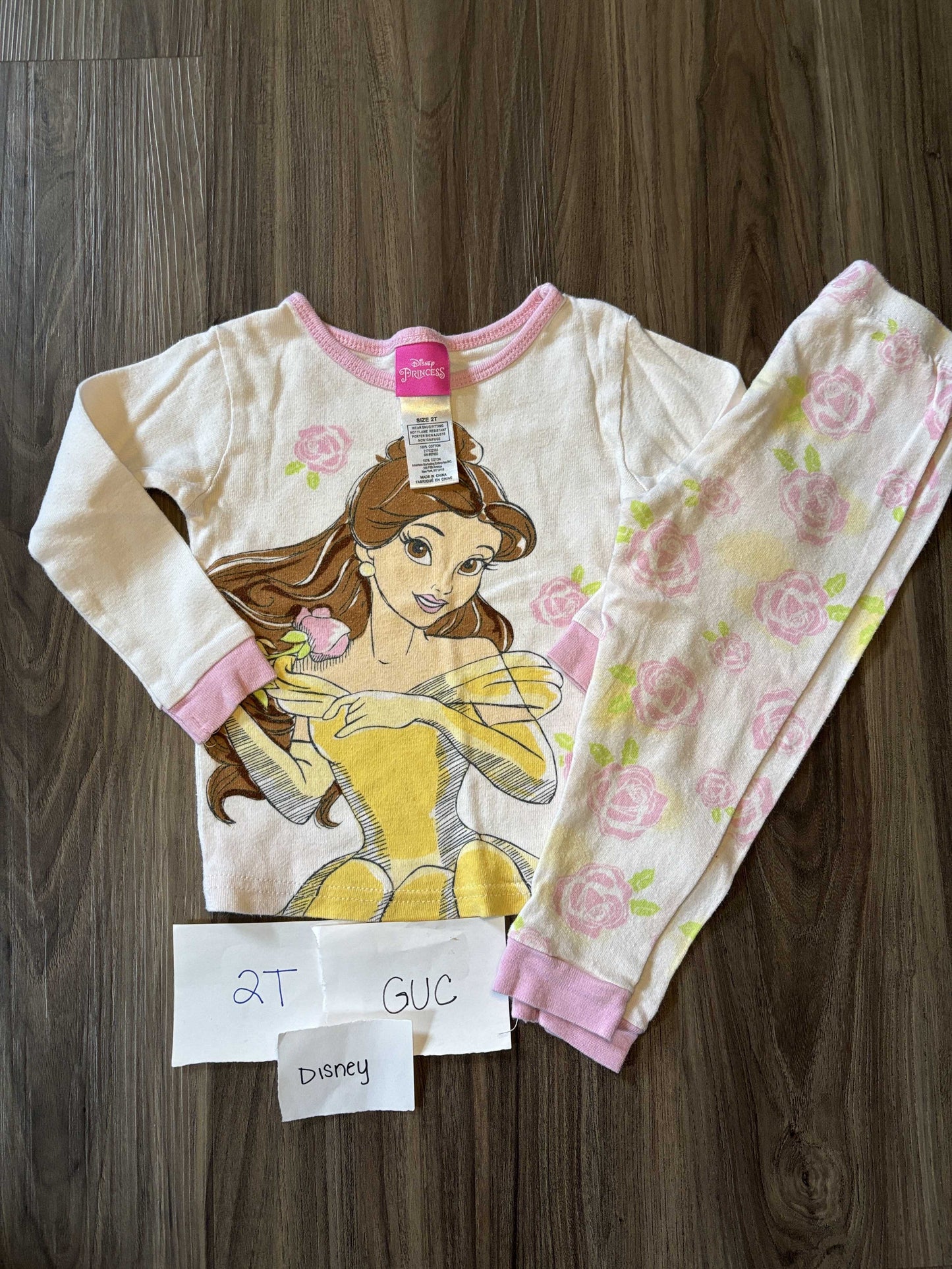 #138 - 2T GUC Disney Belle PJs